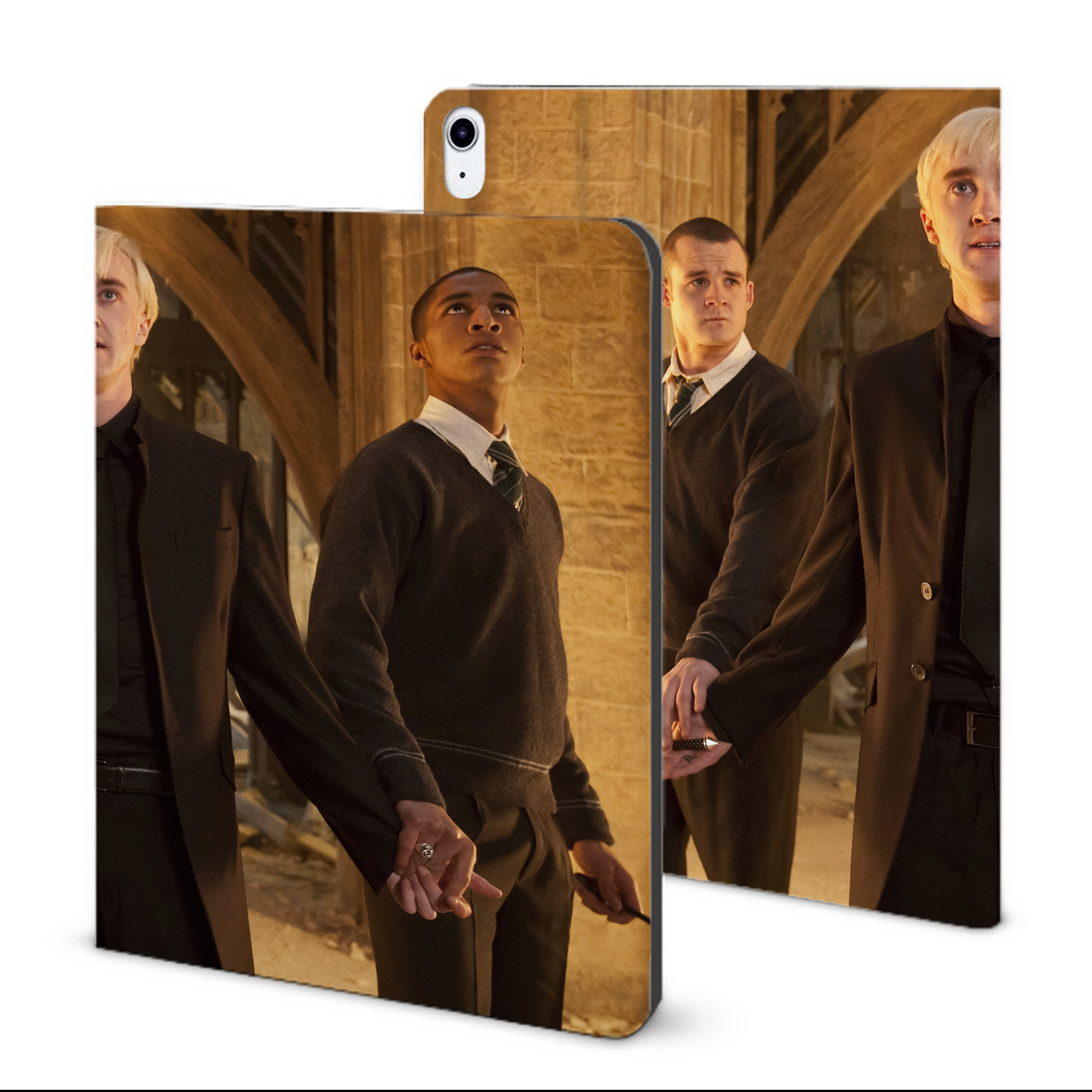 （画像用） Harry Potter ハリー・ポッターシリーズ IPad ケース ブック型 PUレザー TPU 耐衝撃 軽量 薄型 ペン収納なし 全面保護 IPad 各モデル対応